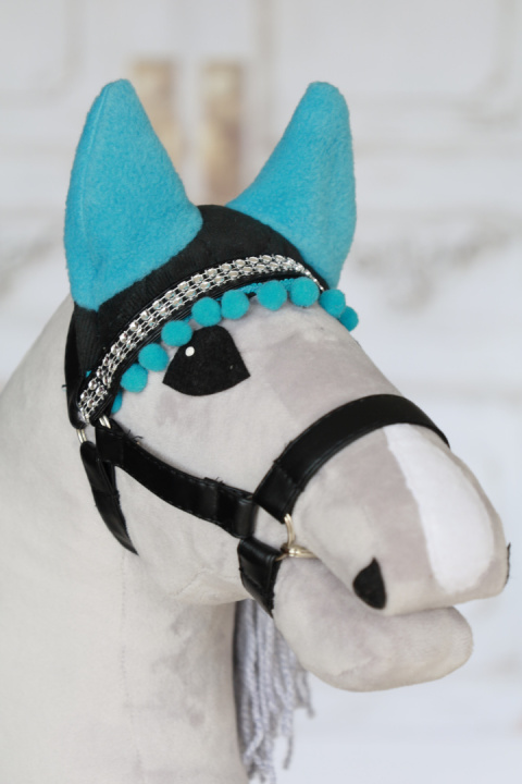 Nauszniki turkusowe dla hobby horse - 10 Nauszniki turkusowe dla hobby horse - 10