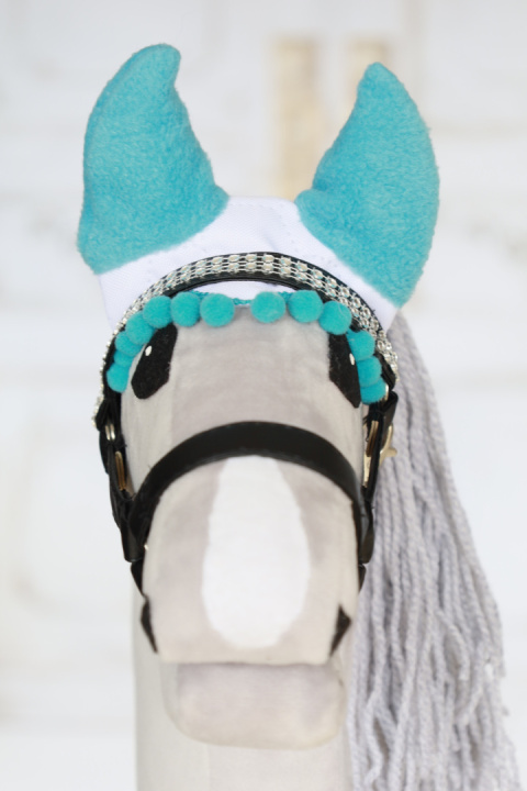 Nauszniki turkusowe dla hobby horse - 15 Nauszniki turkusowe dla hobby horse - 15