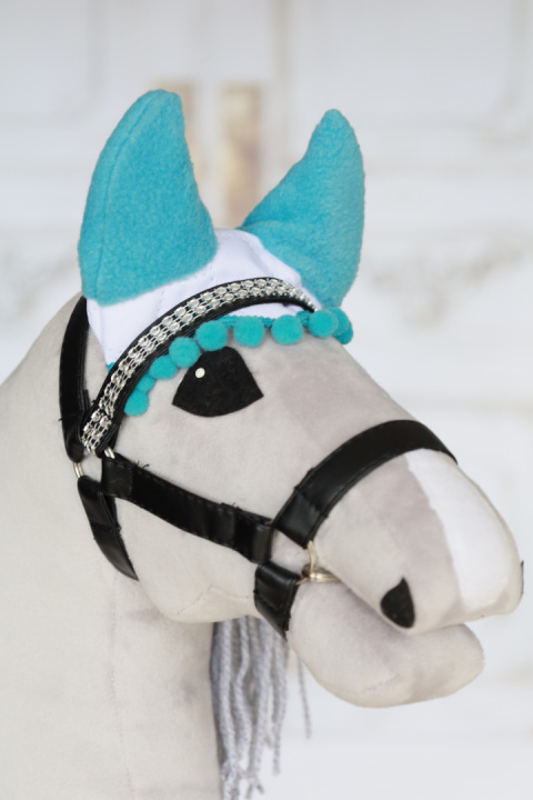 Nauszniki turkusowe dla hobby horse - 15 Nauszniki turkusowe dla hobby horse - 15