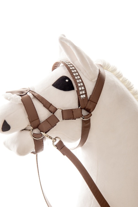 Ogłowie meksykańskie dla hobby horse - brązowe A3 Ogłowie meksykańskie dla hobby horse - brązowe A3