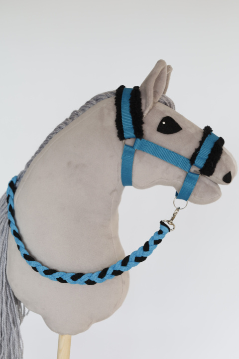 Kantar turkosowy dla hobby horse A4 - 10 Kantar turkosowy dla hobby horse A4 - 10