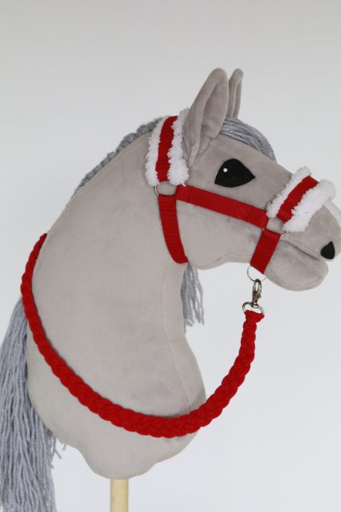 Kantar czerwony dla hobby horse A3 - 2 Kantar czerwony dla hobby horse A3 - 2