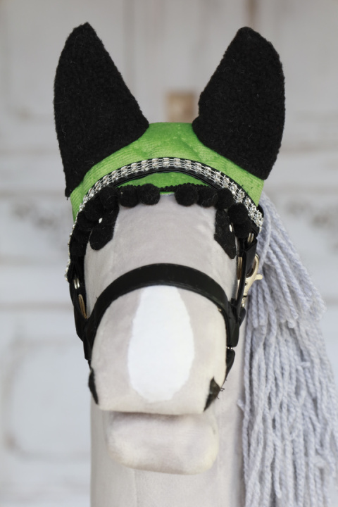 Nauszniki limonkowe dla hobby horse - 8 Nauszniki limonkowe dla hobby horse - 8