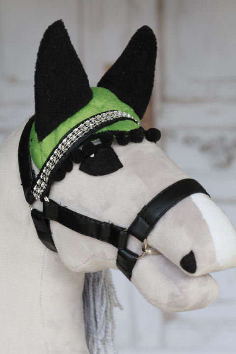 Nauszniki limonkowe dla hobby horse - 8 Nauszniki limonkowe dla hobby horse - 8