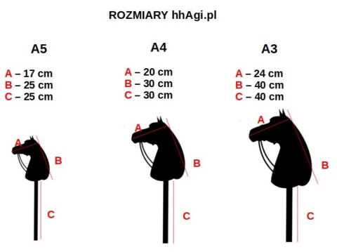 Hobby horse SROKACZ 1 A3 (koń na kijku) Hobby horse SROKACZ 1 A3 (koń na kijku)