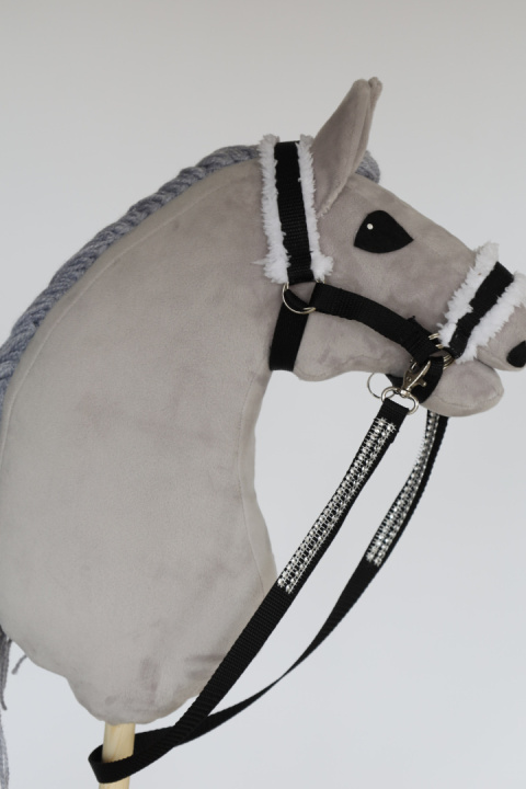 Wodze czarne nr 16 dla hobby horse Wodze czarne nr 16 dla hobby horse