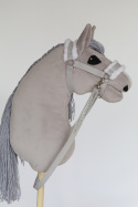 Wodze szare nr 4 dla hobby horse